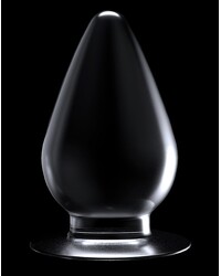 Analplug klare Spitze 11,5 x 6 cm